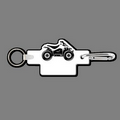 4mm Clip & Key Ring W/ Colorized ATV Key Tag